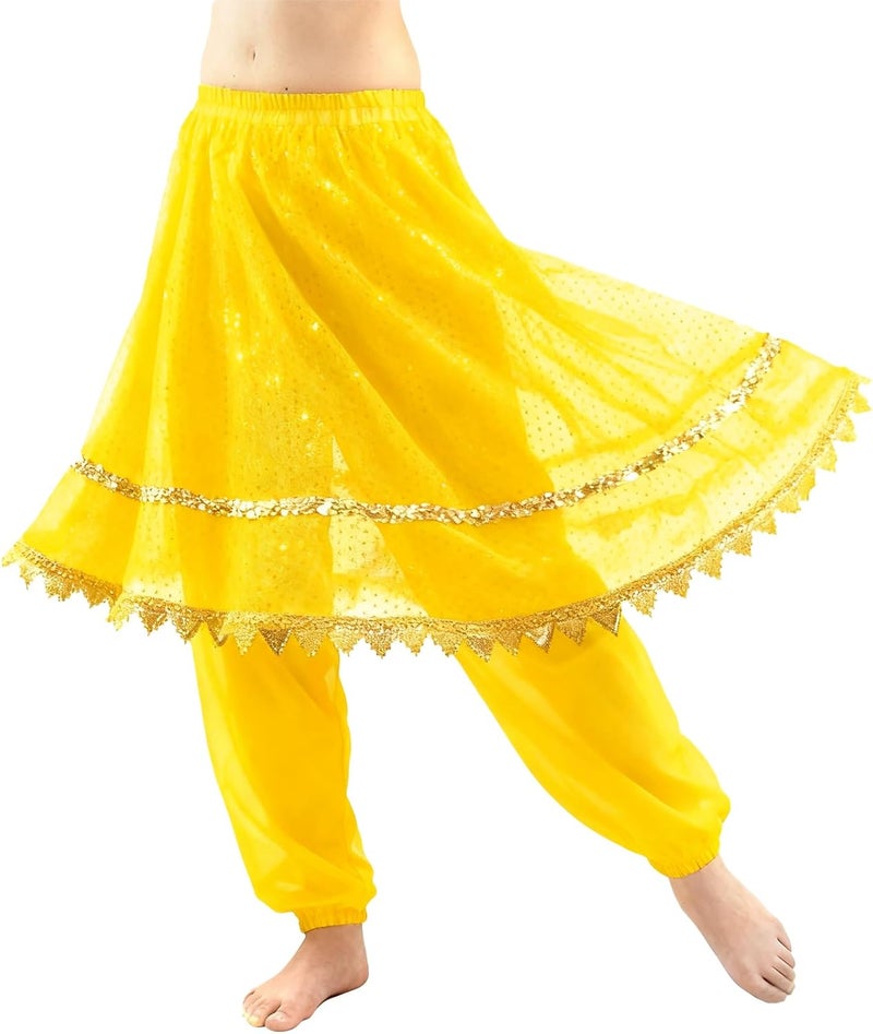 MUNAFIE Belly Dance Pants and Skirt for Fancy Dress Party Outfit Comfortable and Stylish Dancewear for Women - Image 1